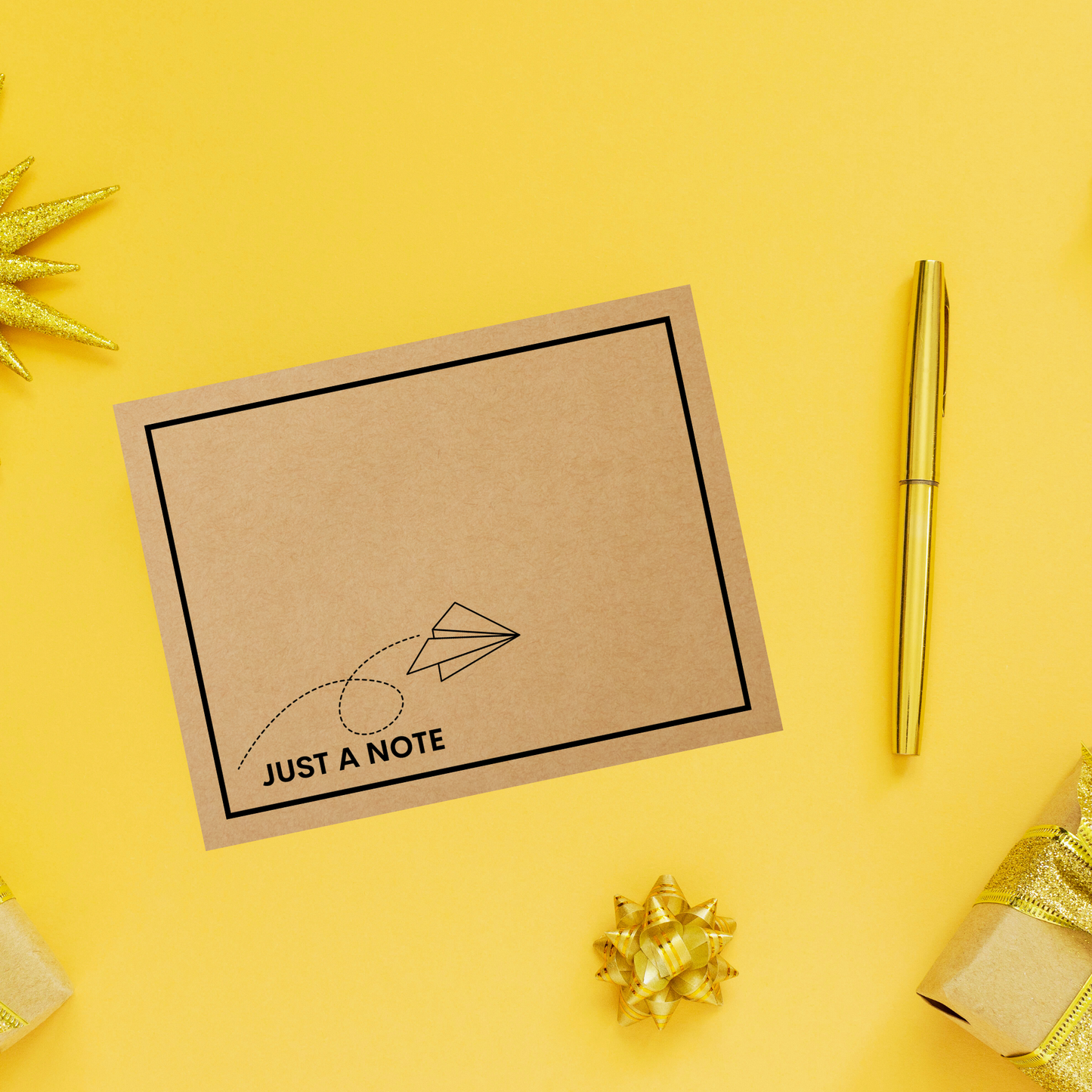 Just a Note Stationery Note Cards Set (12-Pack) – Perfect for Personal Messages