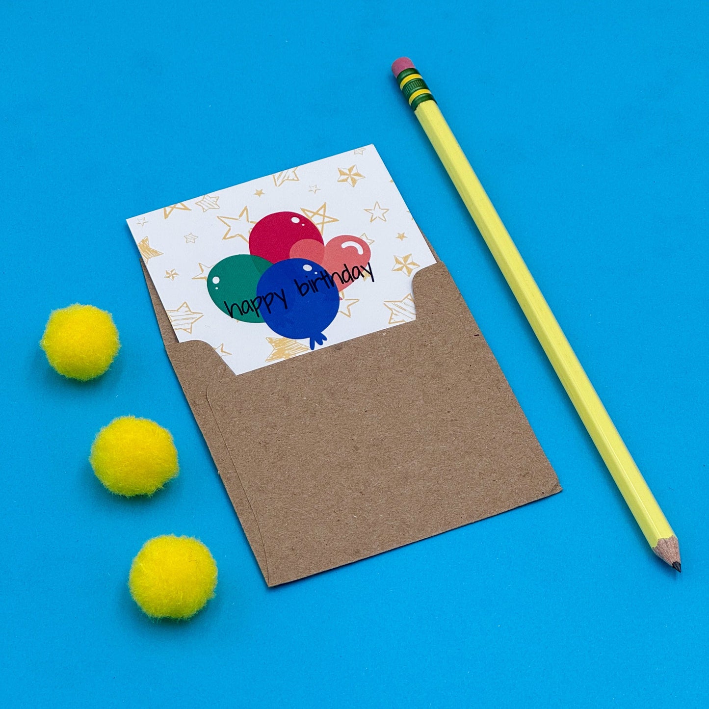 Birthday Balloon Bash Cards (Set of 3 Festive Balloons)