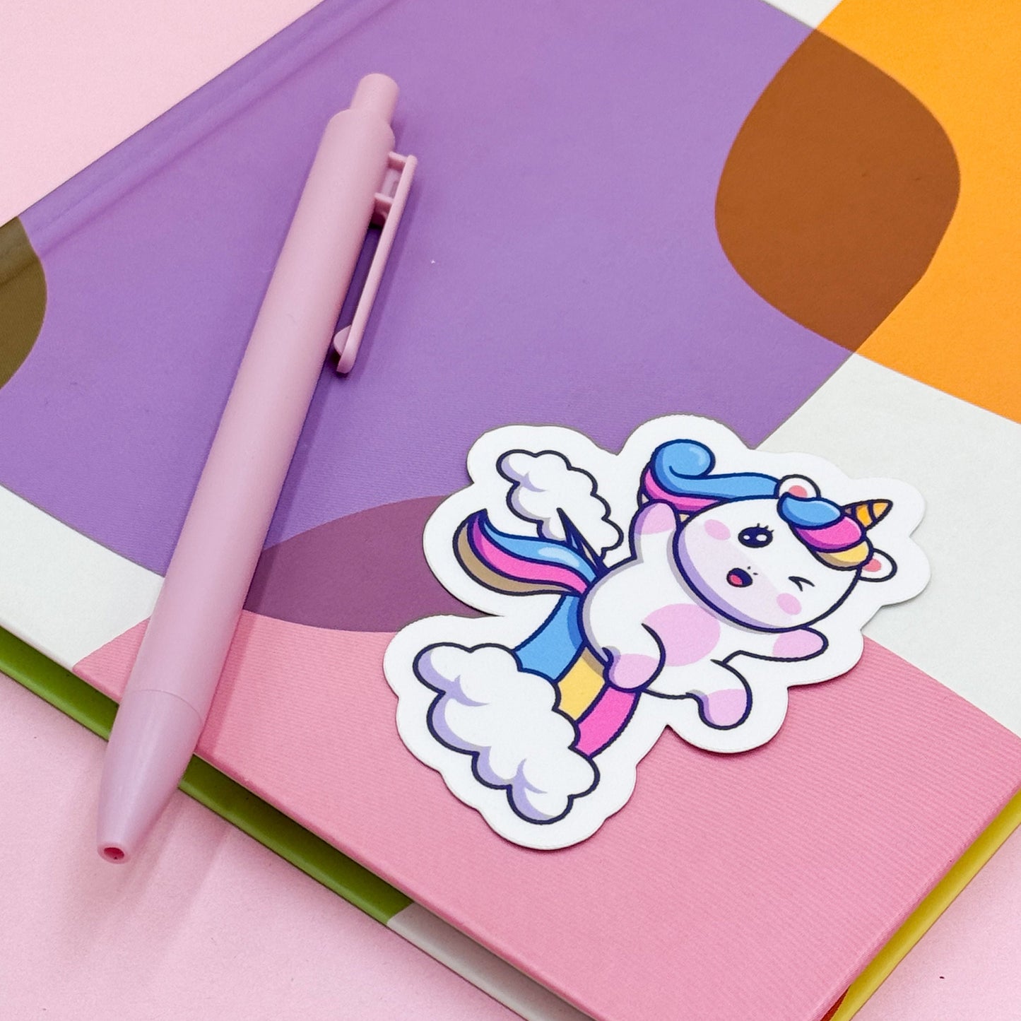 Whimsical Unicorn Dreams Vinyl Set (8-Pack) – Magical Unicorn Sticker Set