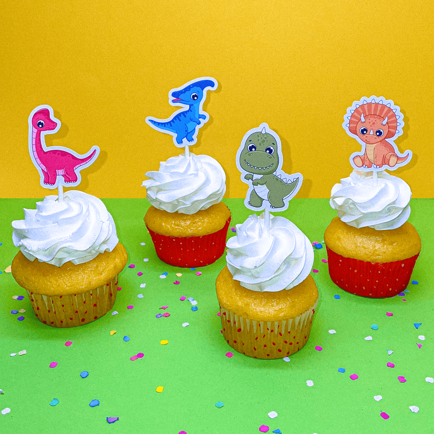 Dino-rific Kids Birthday Party Gift Tags (Set of 12 Dino Tags)