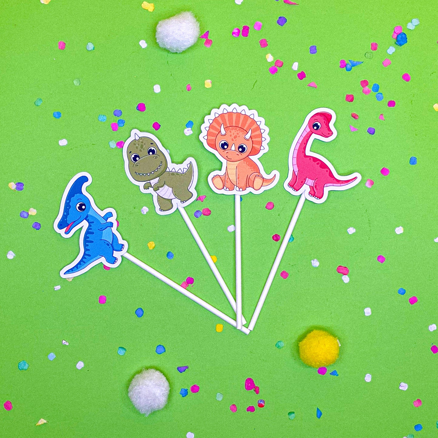 Dino-rific Kids Birthday Party Gift Tags (Set of 12 Dino Tags)