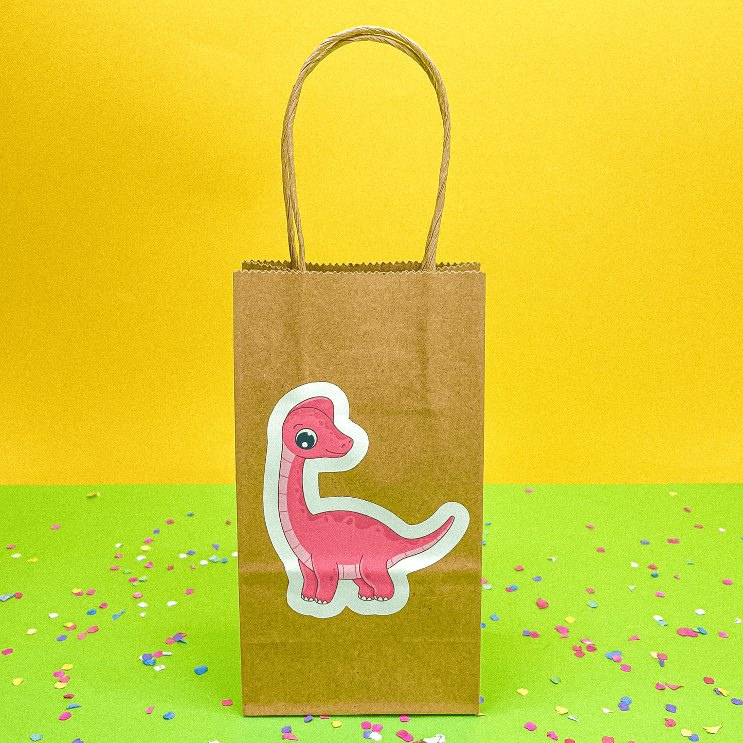 Dino-rific Kids Birthday Party Gift Tags (Set of 12 Dino Tags)