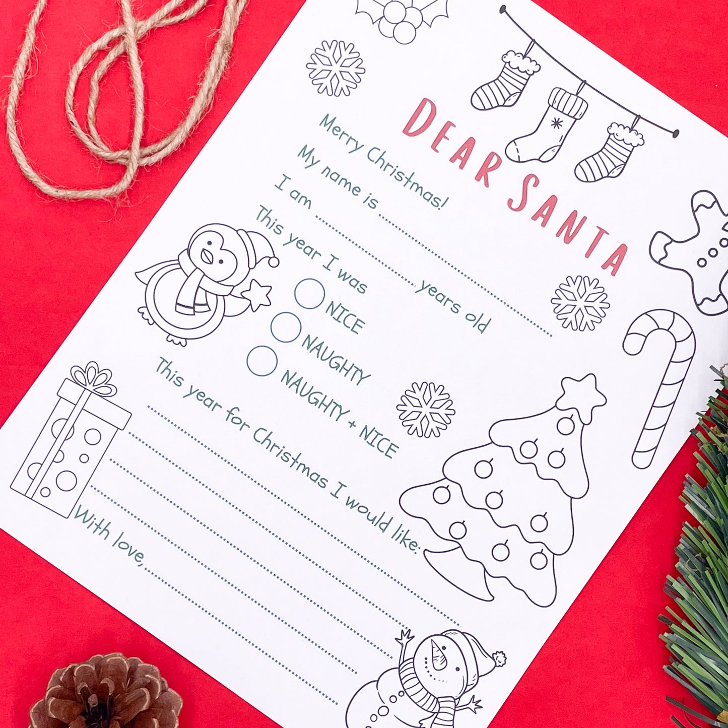 Tis the Season Holiday Gift Tags (Set of 16 Festive Tags)