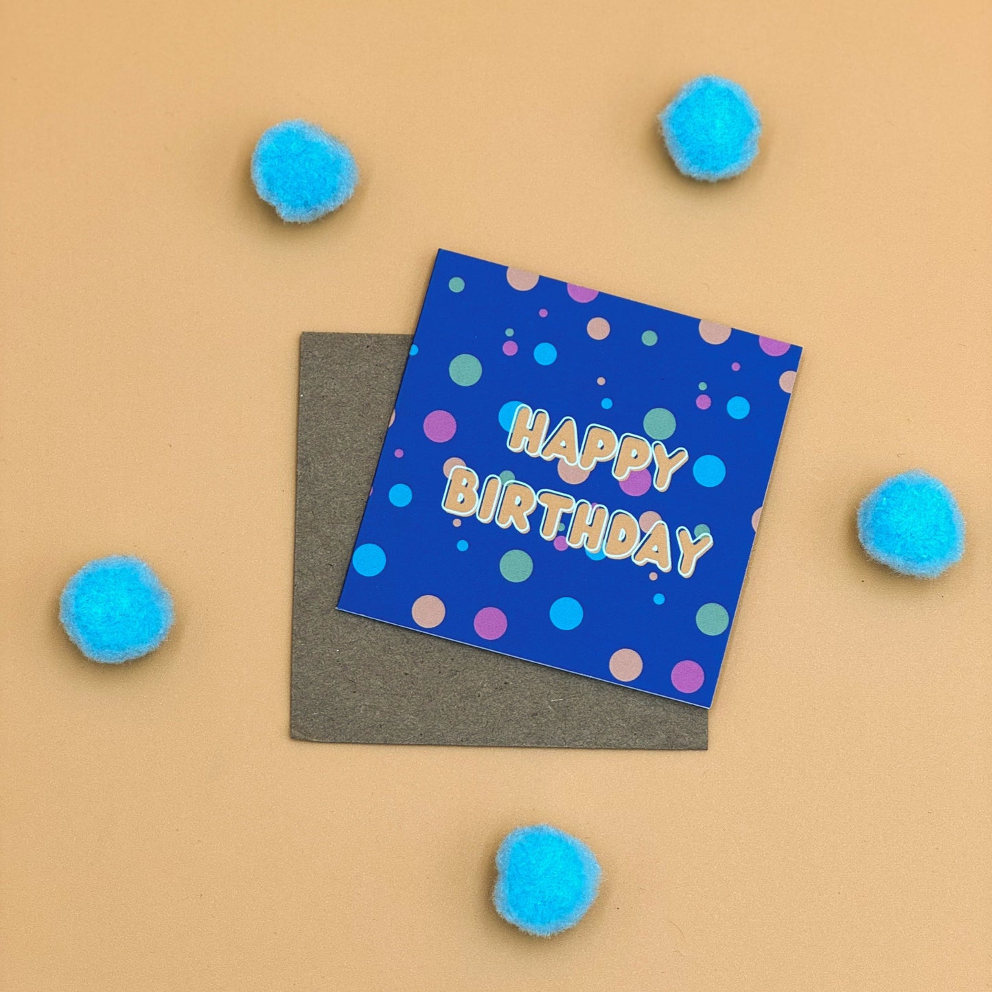 Dots of Fun Party Cards (Set of 3 Colorful Cards)