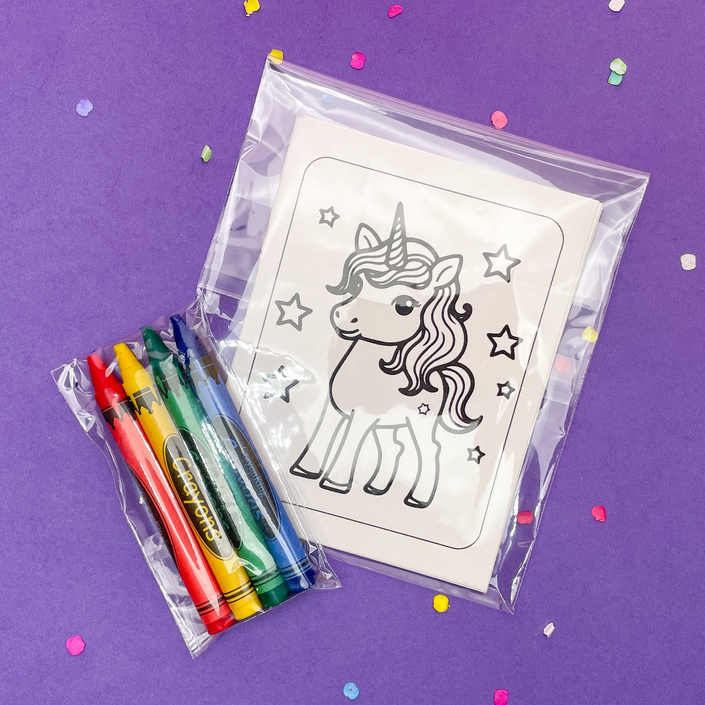 Sassy Unicorn Coloring Page (Set of 12)