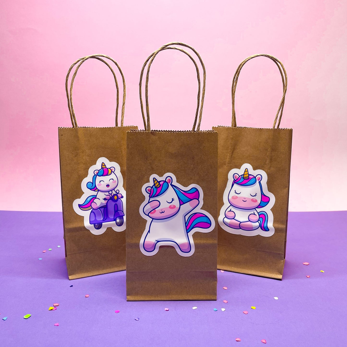 Sassy Sparkle Unicorn Birthday Party Bundle (Set of 12 Unicorn Tags)