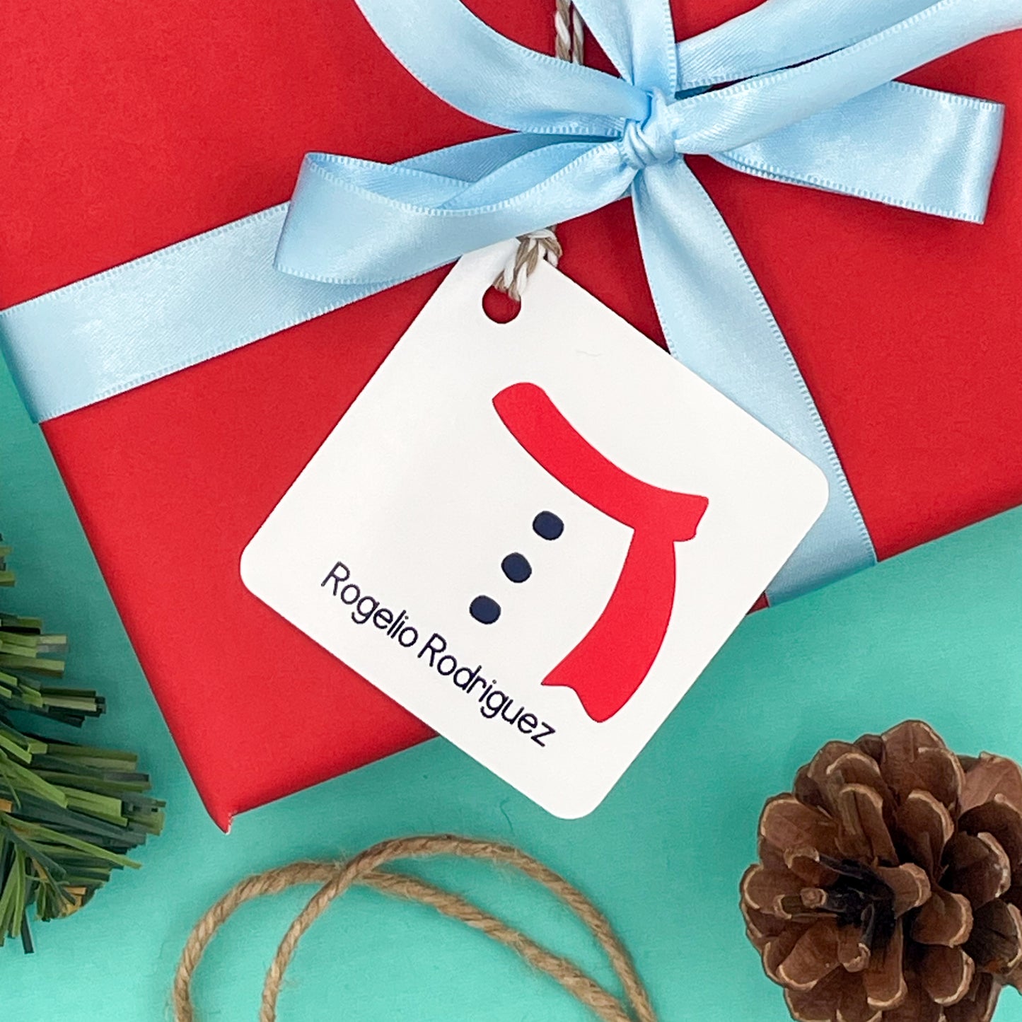 Snowman Holiday Cheer Gift Tags (Set of 12 Christmas Tags)