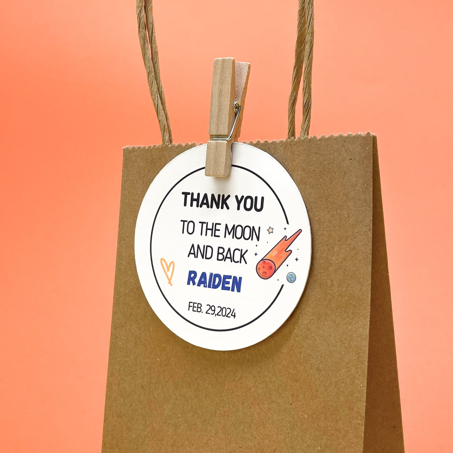 Astronaut Adventure Party Bundle (Set of 12 Space-Themed Tags)