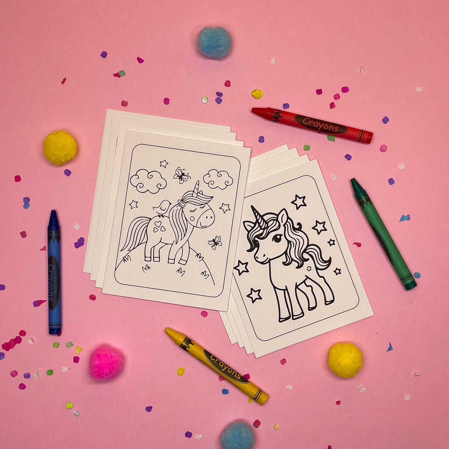 Sweet Unicorn Birthday Party Gift Tags (Set of 12 Magical Tags)