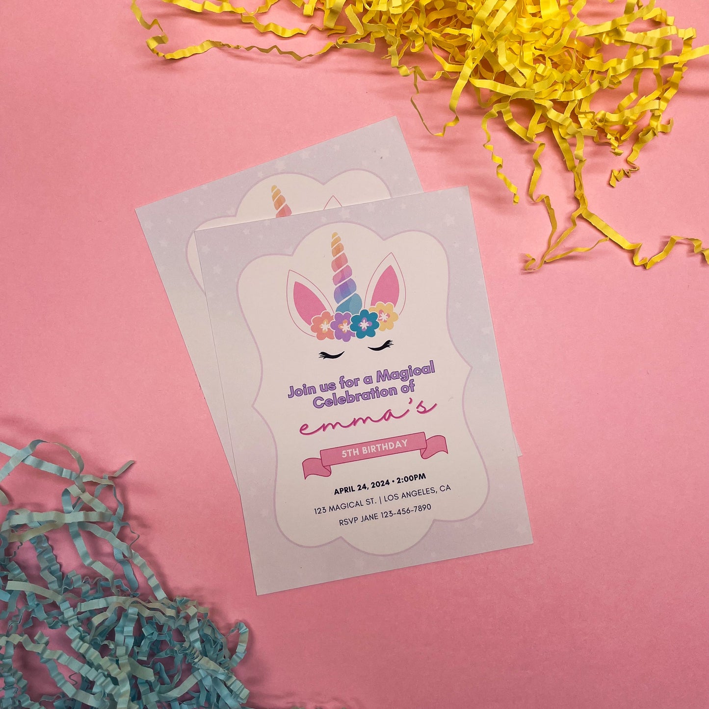Sweet Unicorn Birthday Party Gift Tags (Set of 12 Magical Tags)