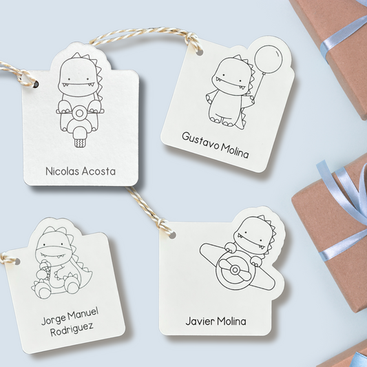 Dino Adventure Bundle Gift Tags (Set of 12)