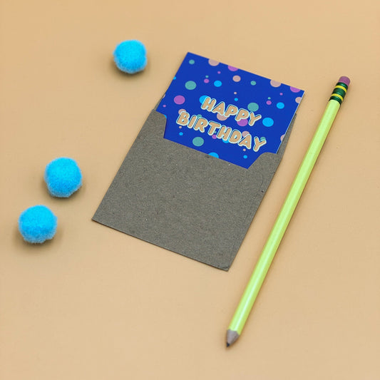 Dots of Fun Party Cards (Set of 3 Colorful Cards)