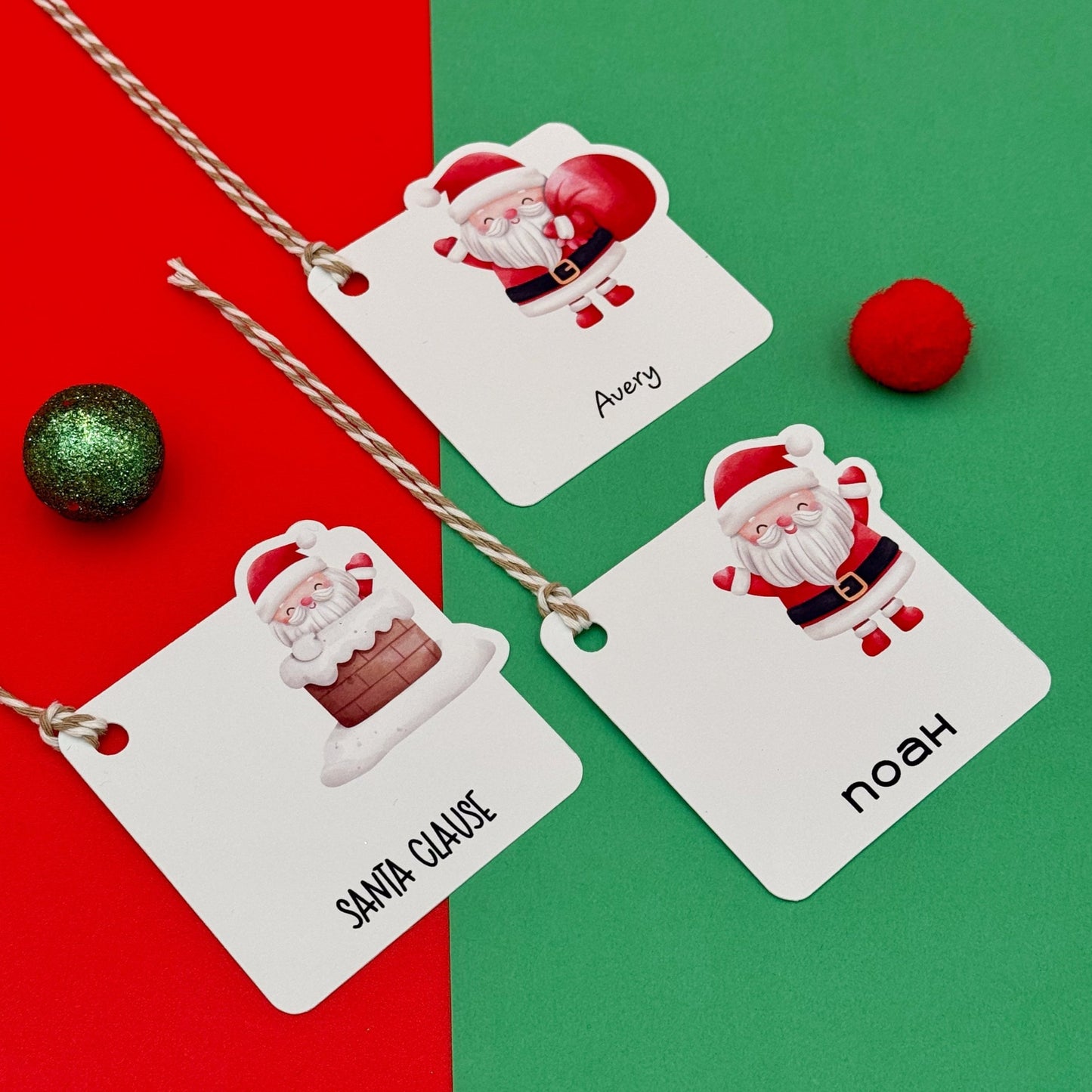 Santa’s Holiday Cheer Gift Tags (Bundle of 3 designs)